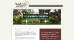 Desktop Screenshot of plumcreekcemetery.com